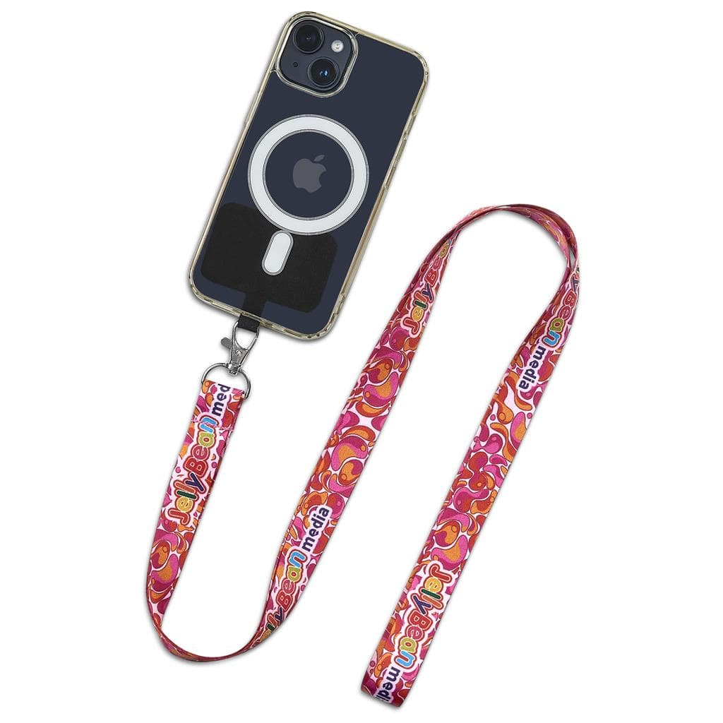 Altitude Turaco Double-Sided Sublimated Satin Crossbody Phone Strap thumbnail 4