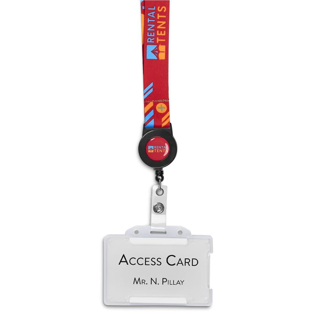 Altitude Badge Reel Single-Sided Sublimated Satin Lanyard thumbnail 2