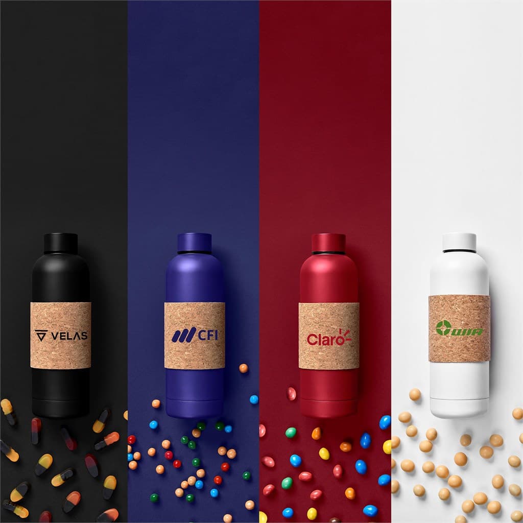 Kooshty Bermuda Kork Recycled Stainless Steel Water Bottle – 800ml thumbnail 5