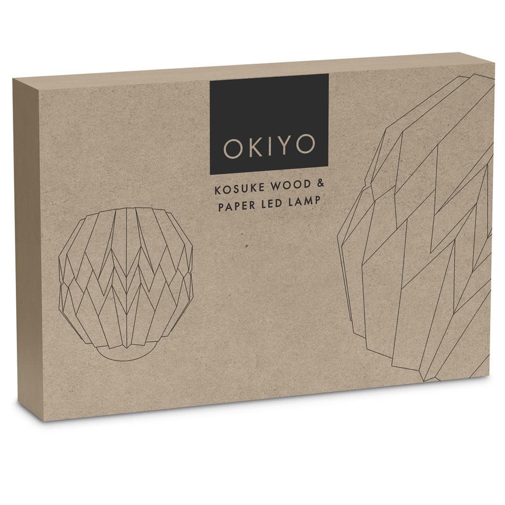 Okiyo Kosuke Wood & Paper LED Lamp thumbnail 3