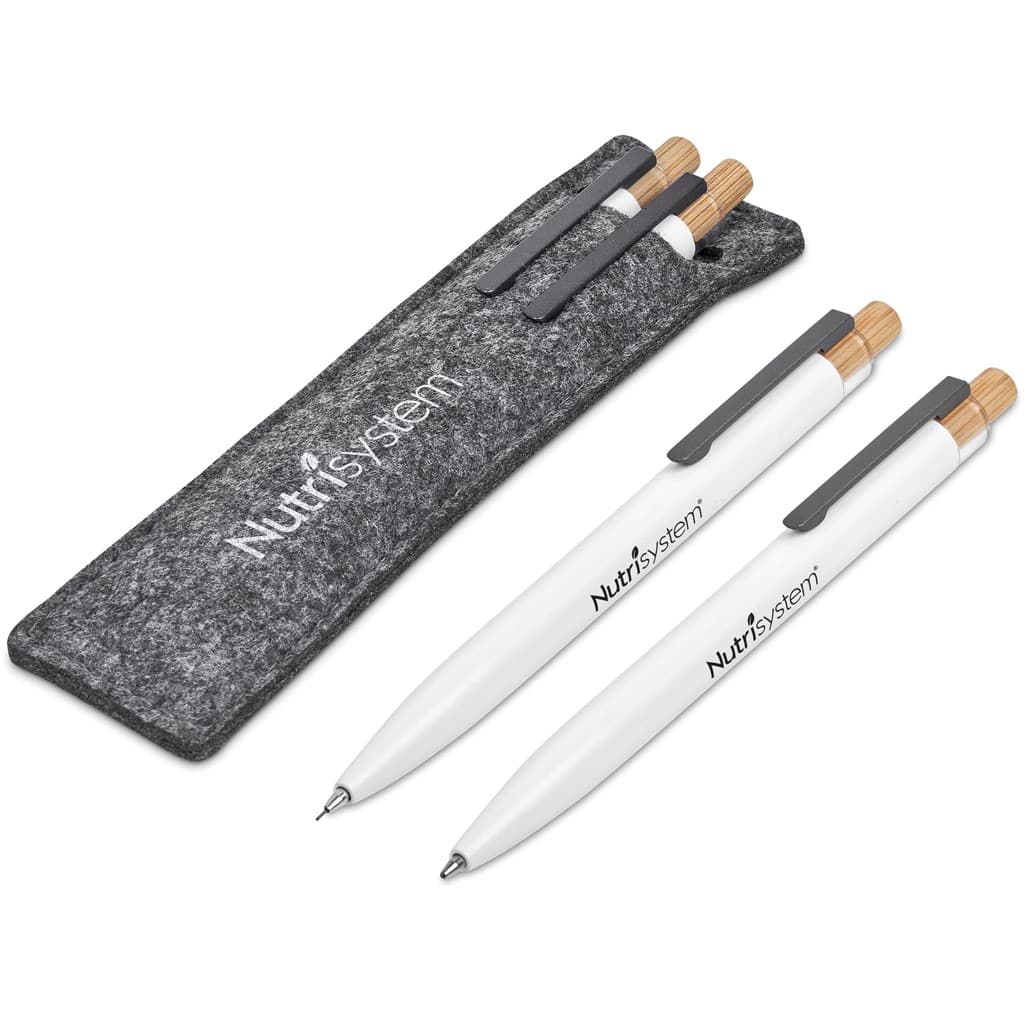 Okiyo Mimo Recycled Aluminum Ball Pen & Pencil Set thumbnail 12