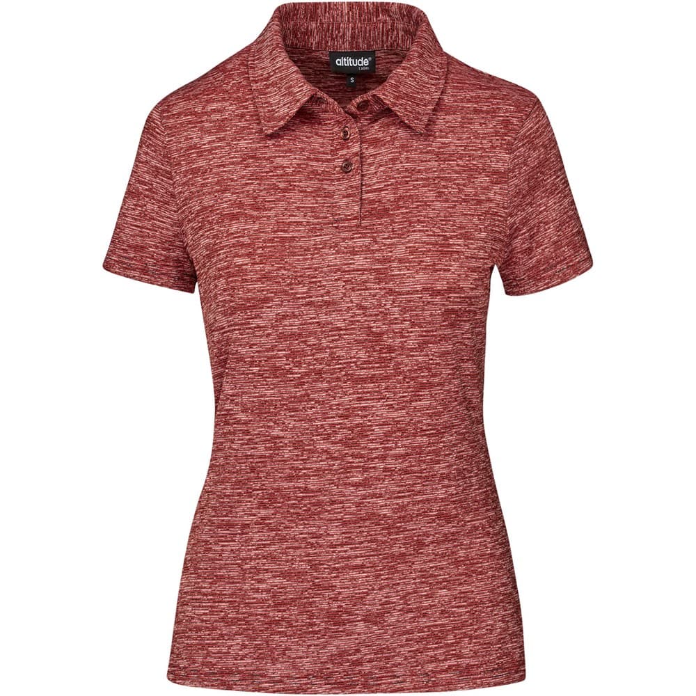 Ladies Echo Golf Shirt – Red