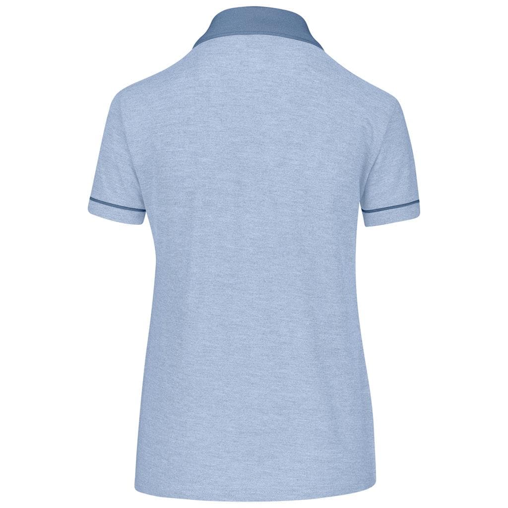 Ladies Verge Golf Shirt – Light Blue thumbnail 3