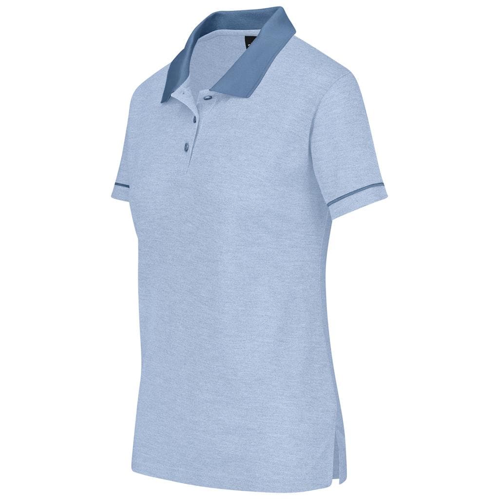 Ladies Verge Golf Shirt – Light Blue thumbnail 2