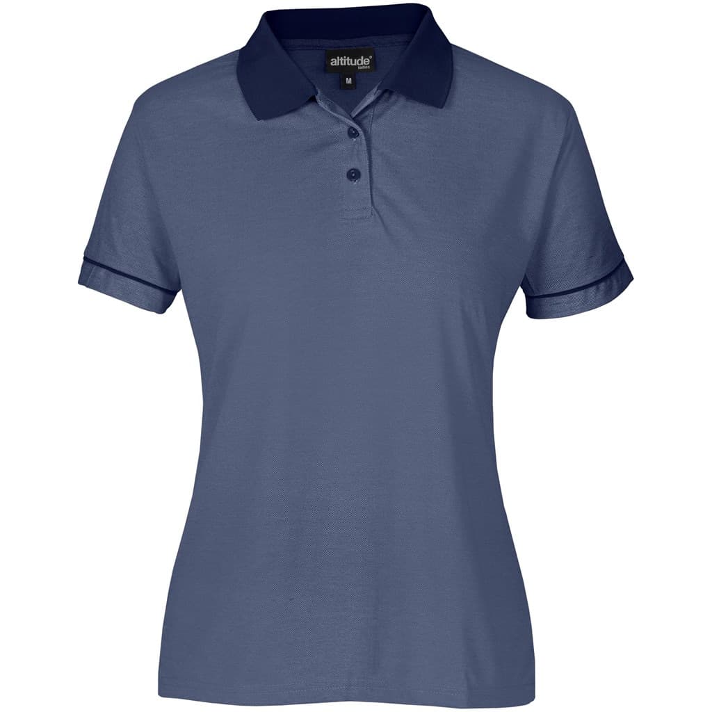 Ladies Verge Golf Shirt – Light Blue thumbnail 9