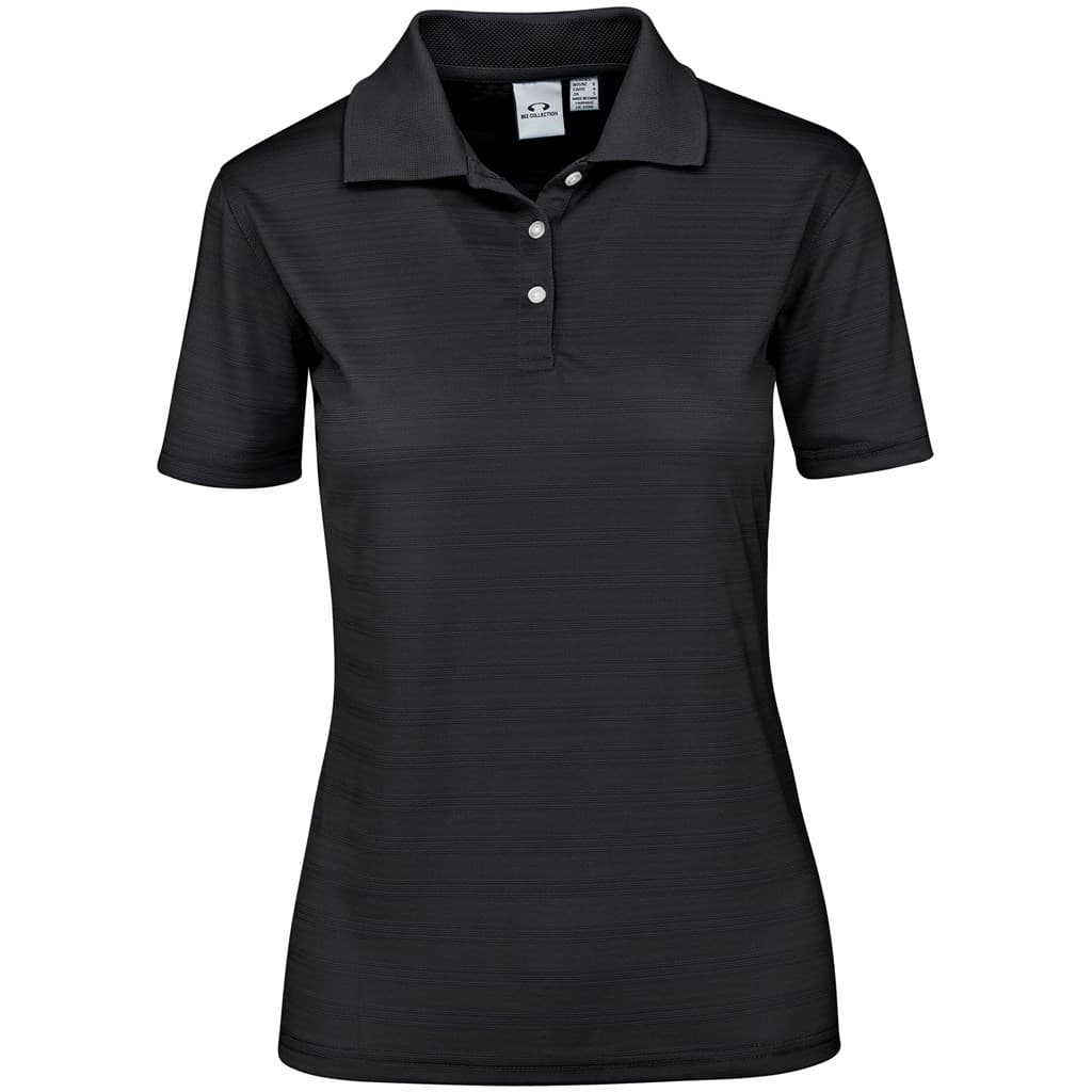 Ladies Icon Golf Shirt – Black thumbnail 4