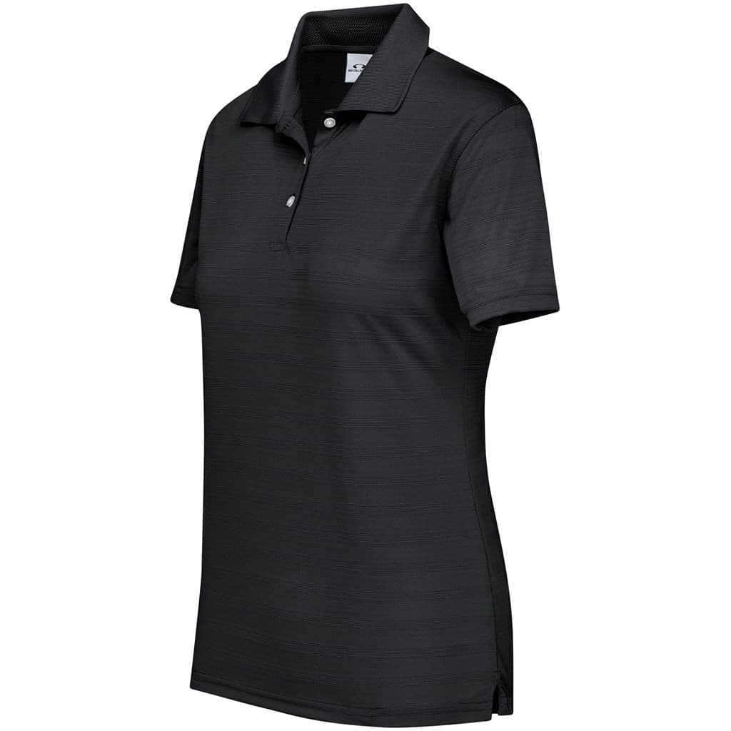 Ladies Icon Golf Shirt – Black thumbnail 3