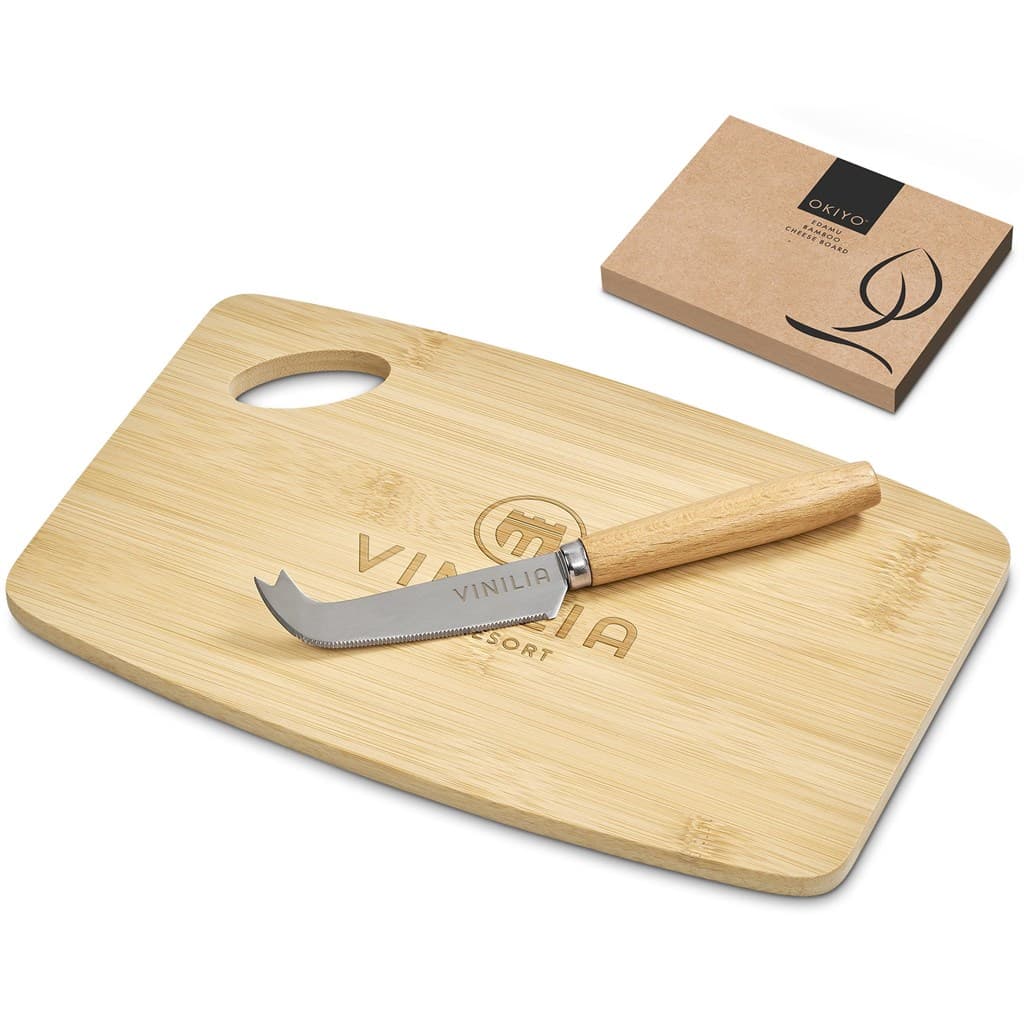 Okiyo Edamu Bamboo Cheese Board Set thumbnail 9