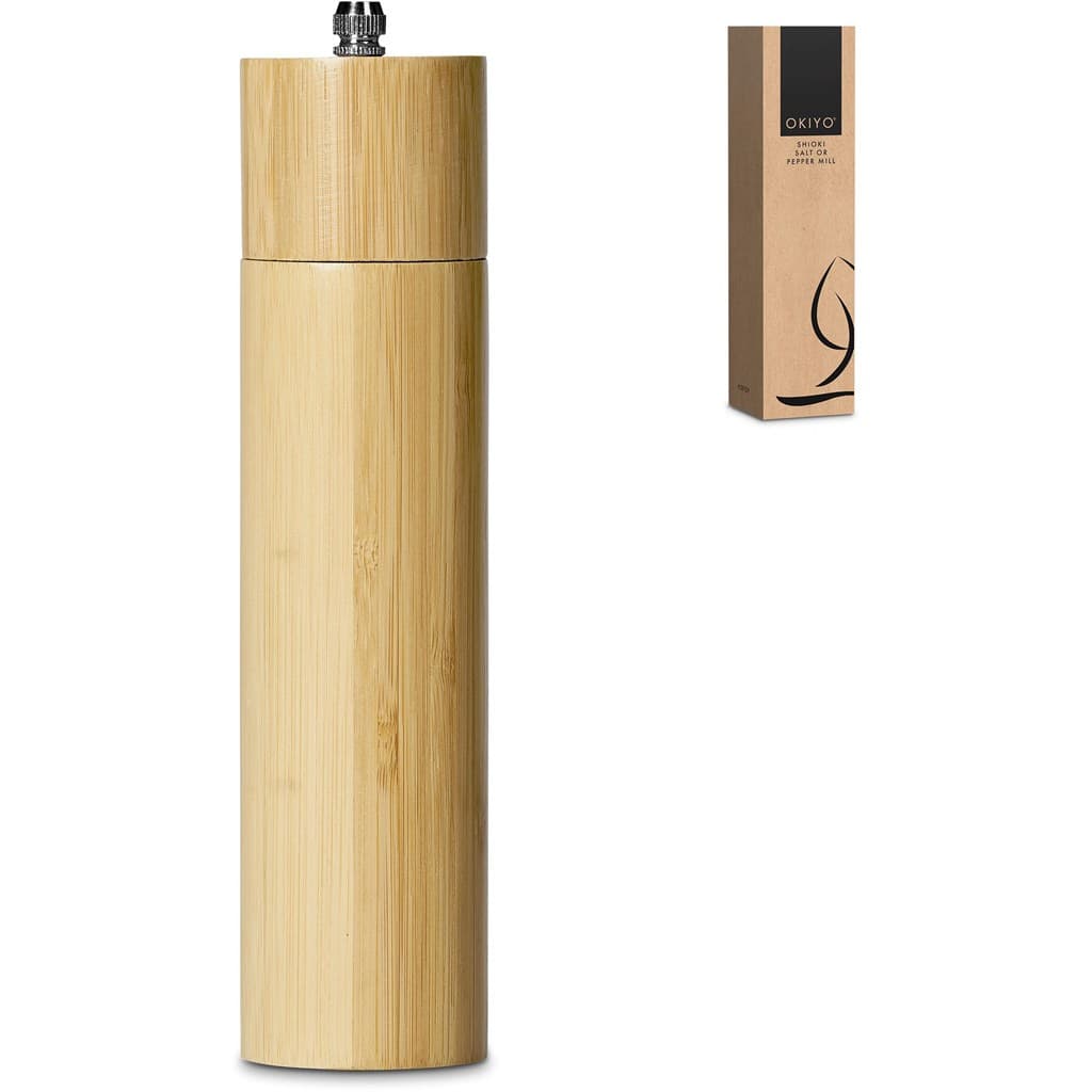 Okiyo Shioki Bamboo Salt or Pepper Mill thumbnail 3