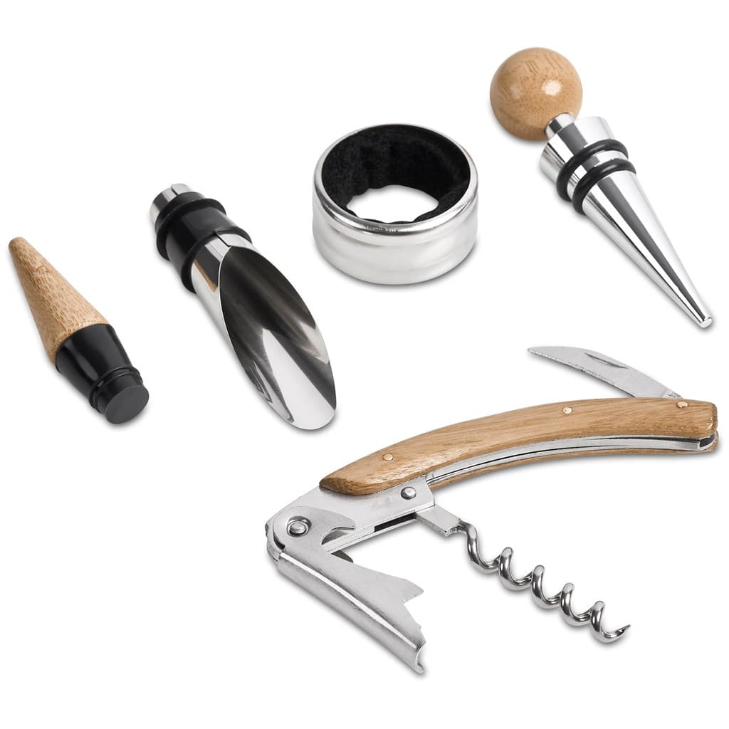 Okiyo Budonoki Bamboo Wine Accessories set thumbnail 7