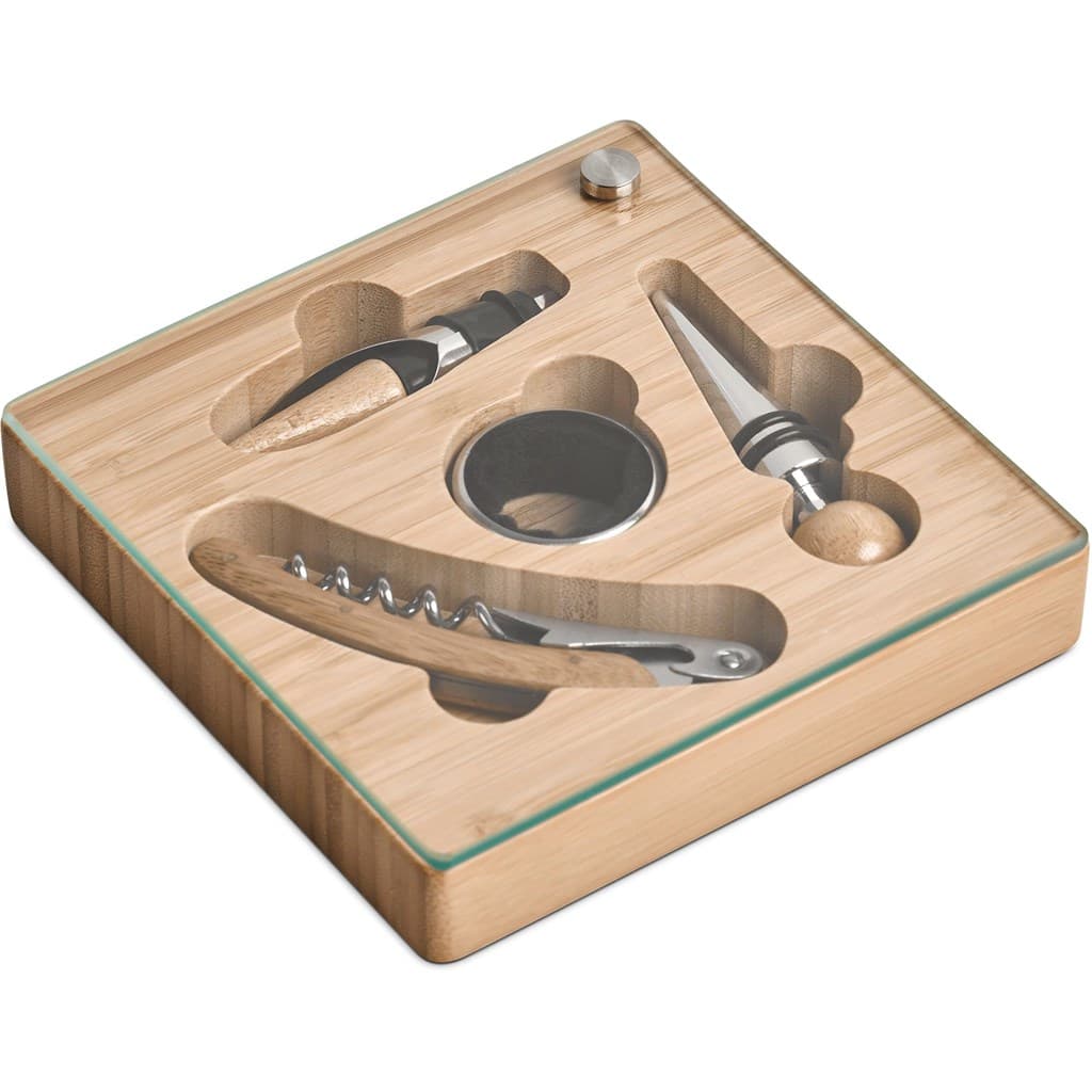 Okiyo Budonoki Bamboo Wine Accessories set thumbnail 11