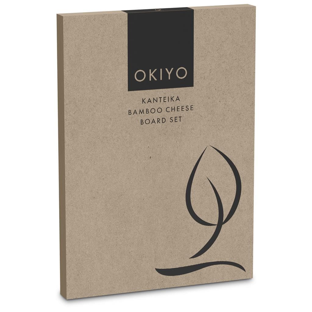 Okiyo Kanteika Bamboo Cheese Board Set thumbnail 3
