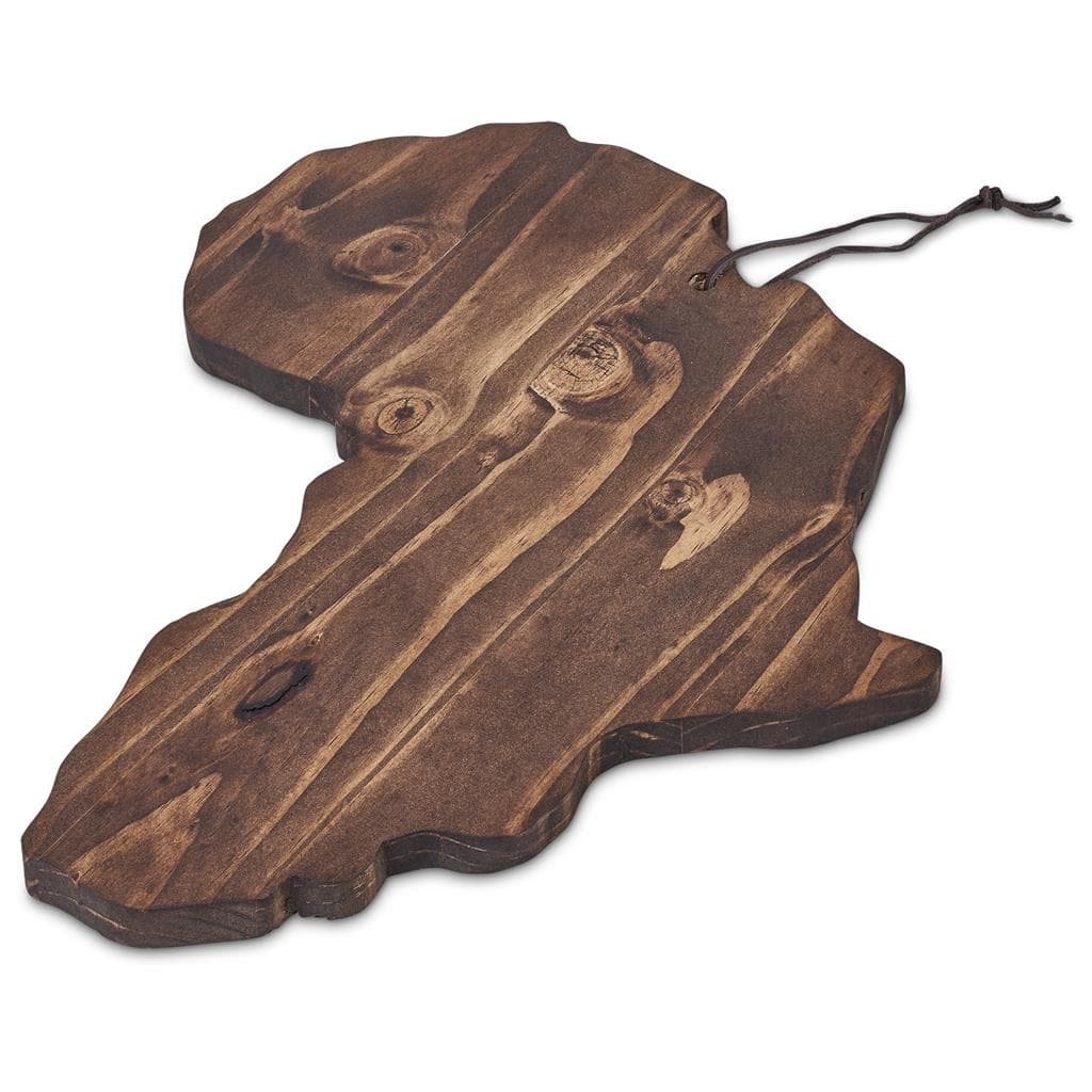Serendipio African Shaped Wooden Serving Board thumbnail 2