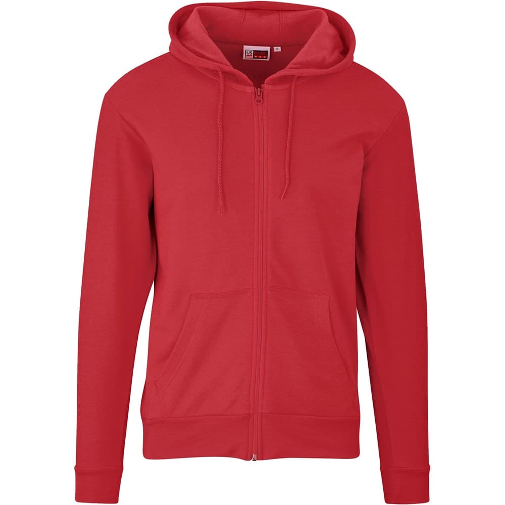 Mens Bravo Hooded Sweater – Red