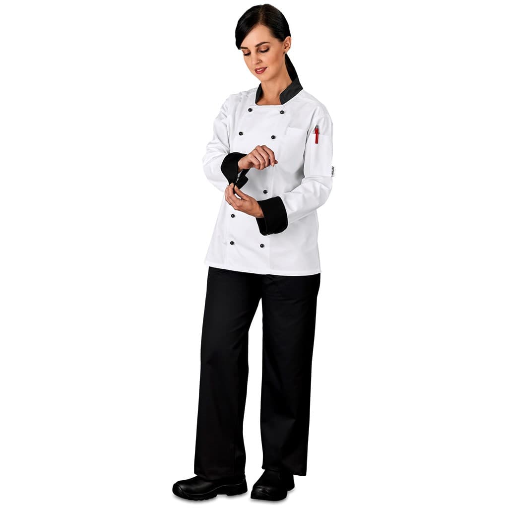 Unisex Long Sleeve Toulon Chef Jacket thumbnail 5