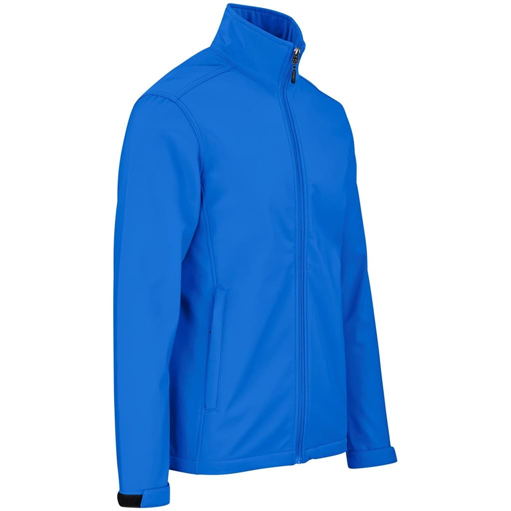 Mens Maxson Softshell Jacket – Blue thumbnail 3