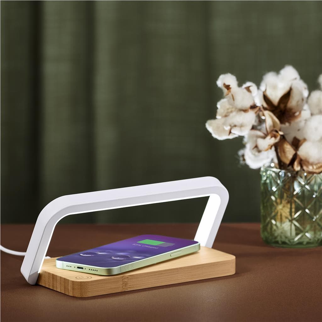 Okiyo Yoru Bamboo Wireless Charger & Night Light thumbnail 8