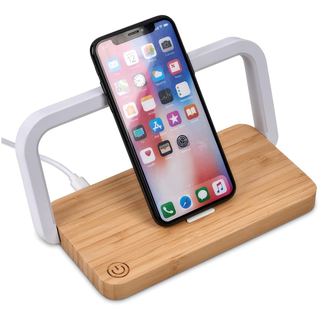 Okiyo Yoru Bamboo Wireless Charger & Night Light thumbnail 12