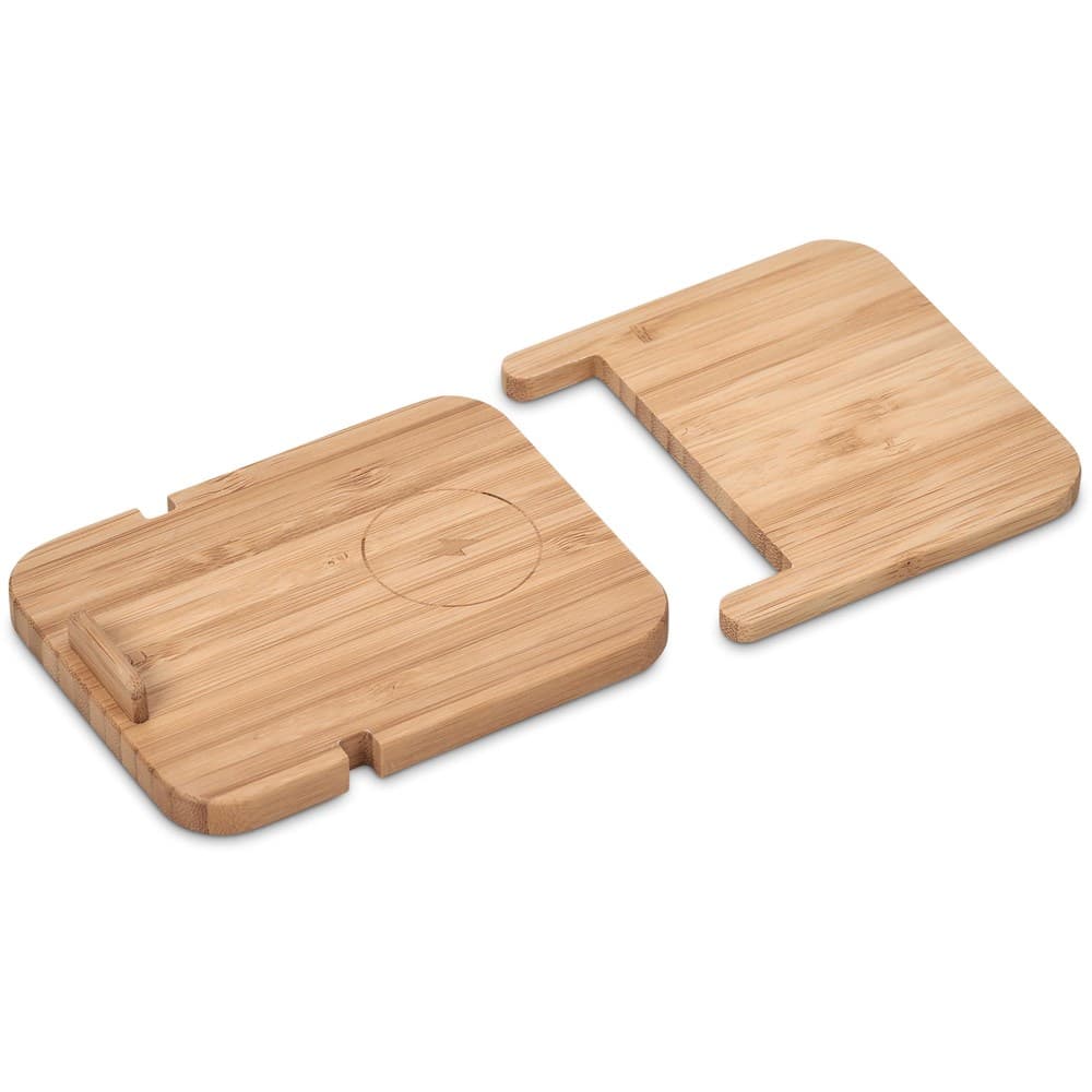 Okiyo Noryoku Bamboo Wireless Charging Phone Stand thumbnail 3