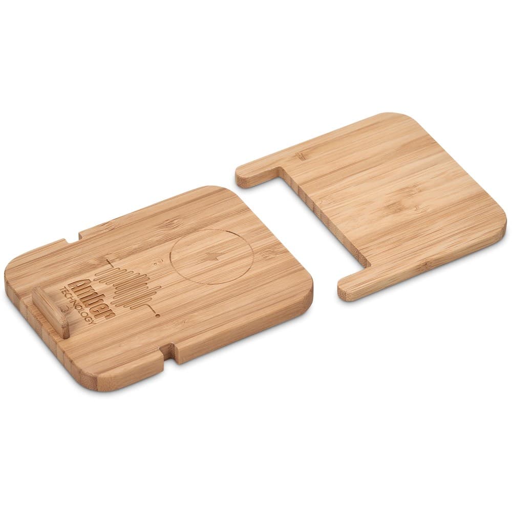 Okiyo Noryoku Bamboo Wireless Charging Phone Stand thumbnail 7