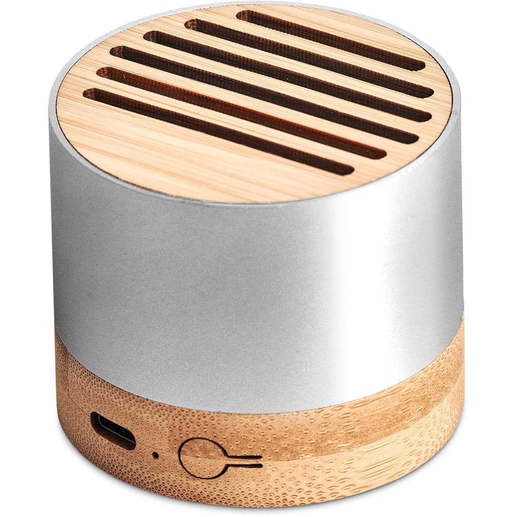 Okiyo Utau Bamboo & Recycled Aluminium Bluetooth Speaker thumbnail 6