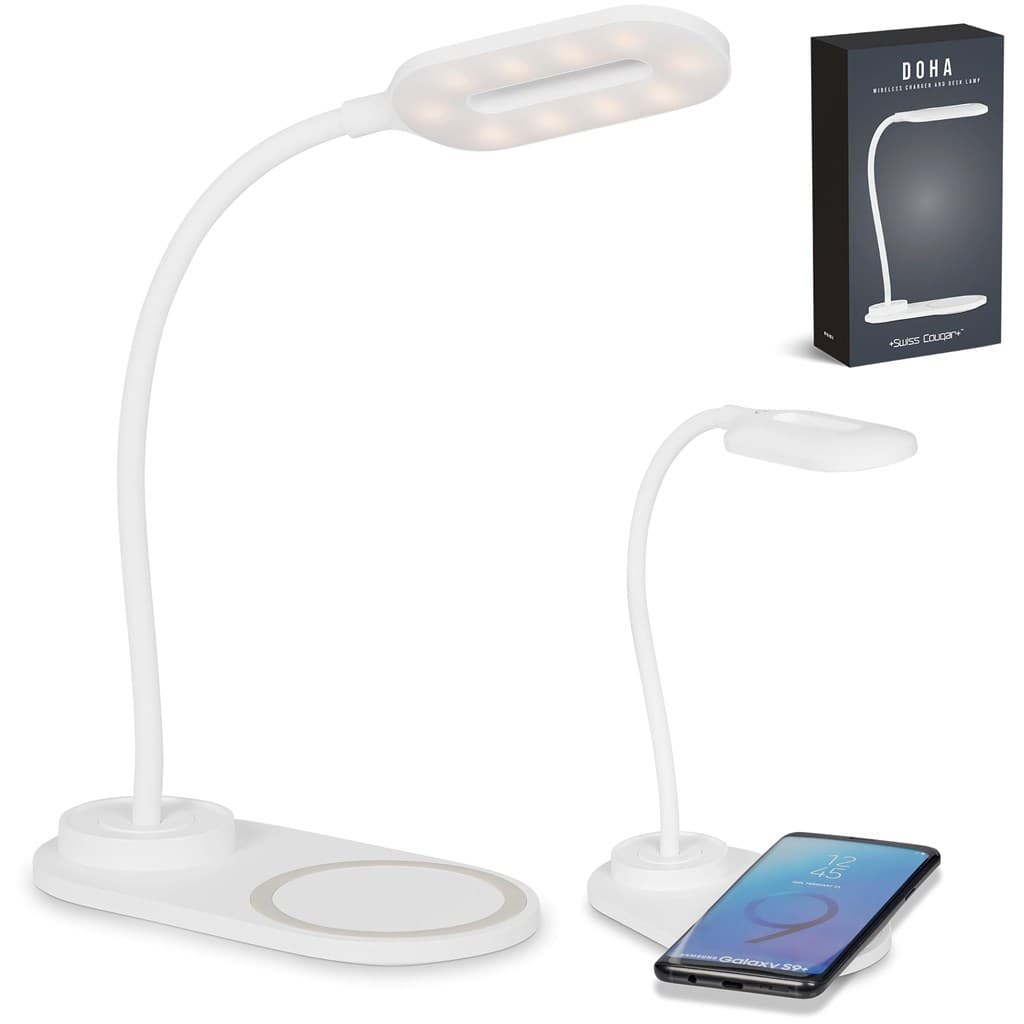 Swiss Cougar Doha Wireless Charger & Desk Lamp thumbnail 6