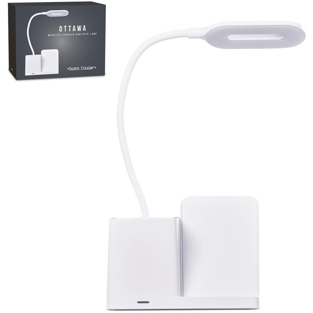 Swiss Cougar Ottawa Wireless Charger and Desk Lamp thumbnail 6
