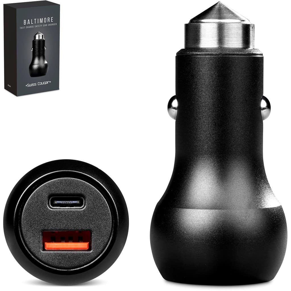 Swiss Cougar Baltimore 2 -in-1 Fast Car Charger & Tool thumbnail 4