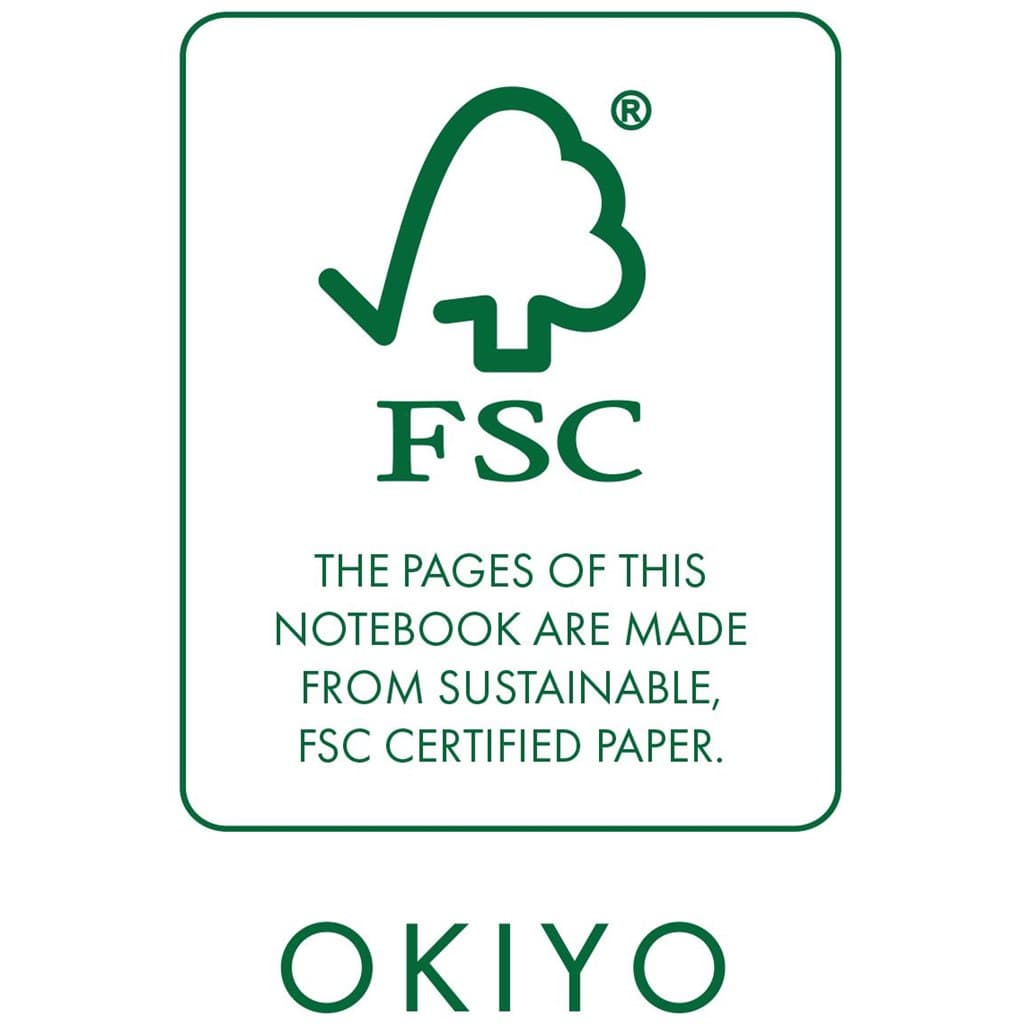 Okiyo FSC Certified Paper A5 Hard Cover Notebook thumbnail 4