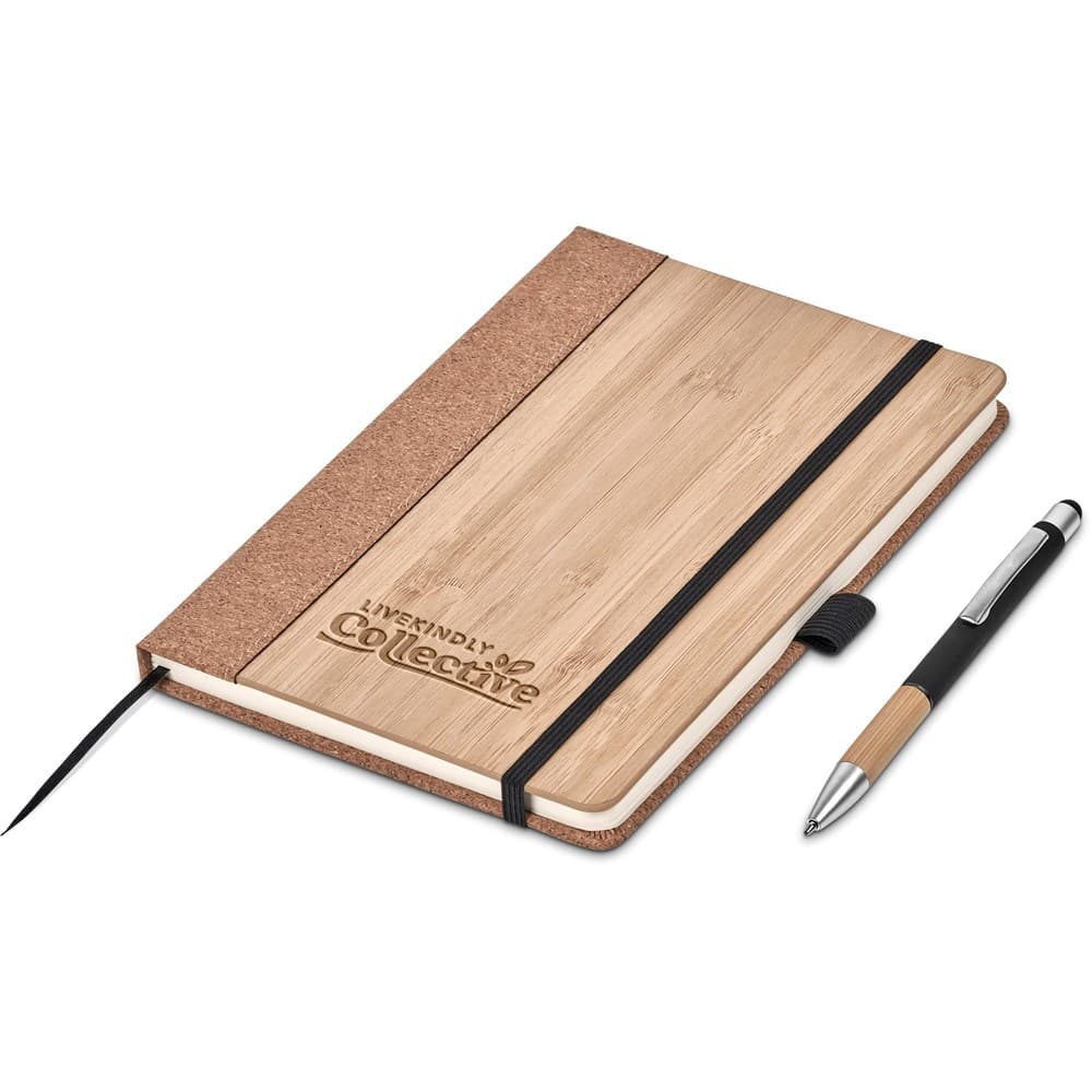 Okiyo Eri Bamboo & Cork Notebook & Pen Set thumbnail 15