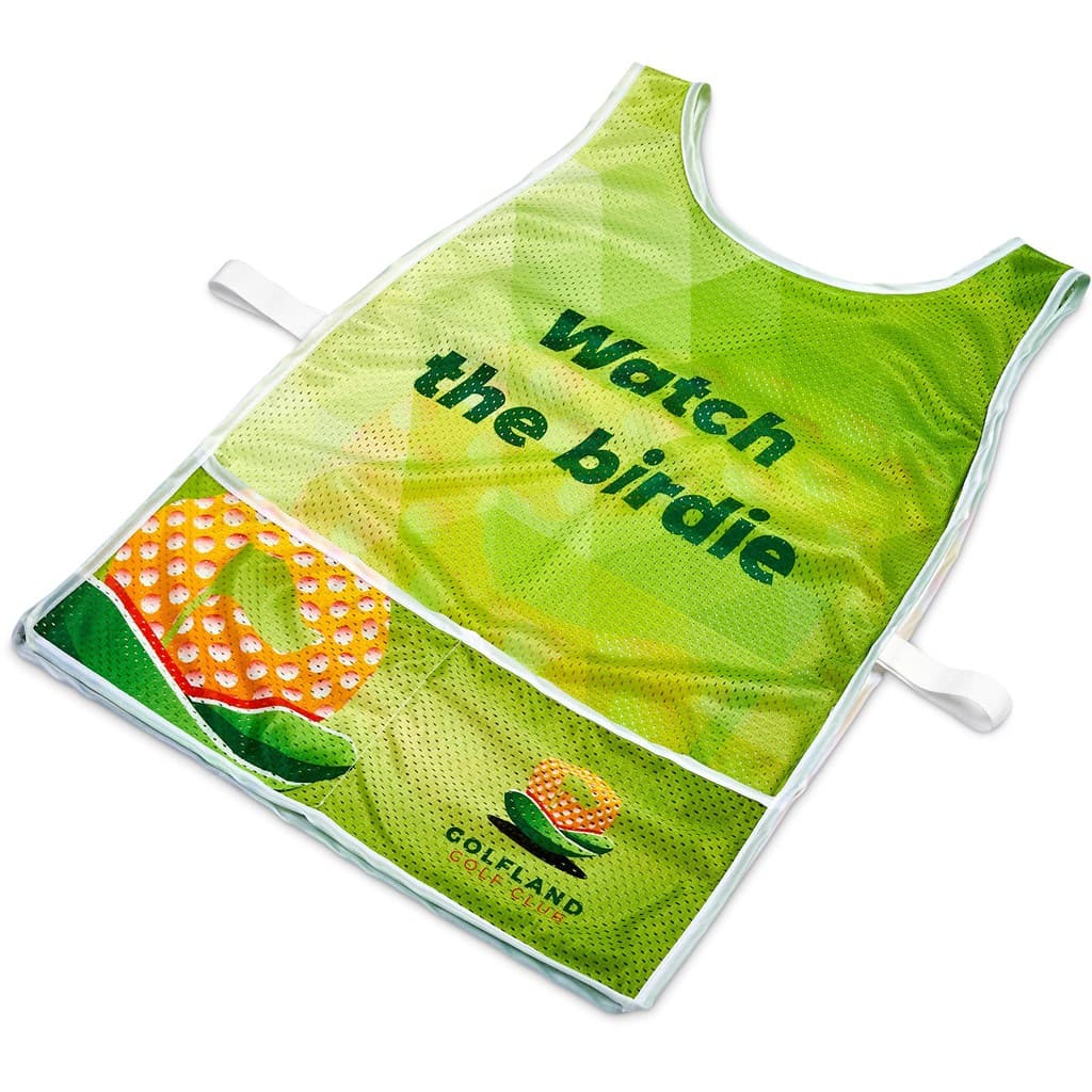 Hoppla Jackal Caddy Bib with PVC Name Sleeve-White thumbnail 8