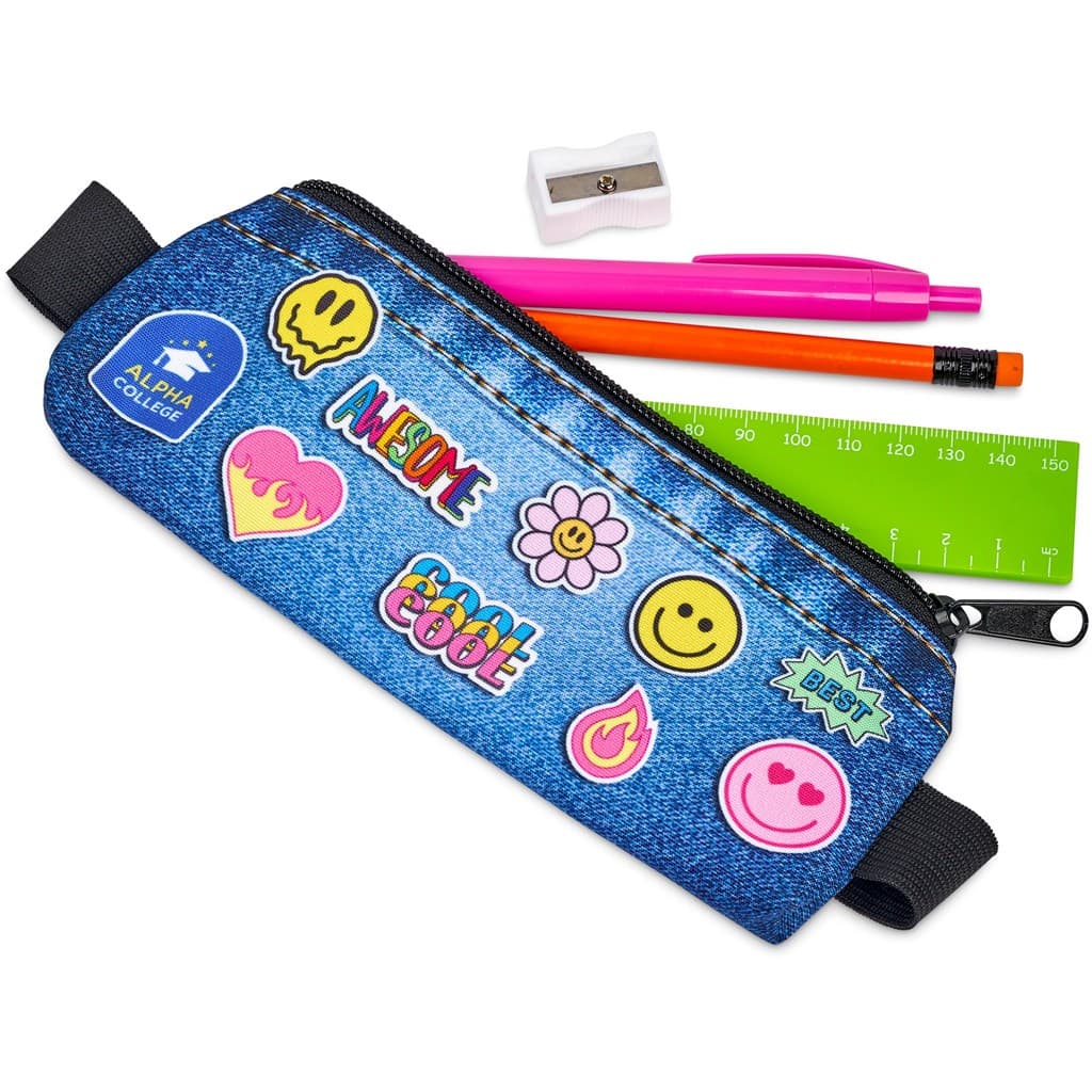 Hoppla Lagoon Polyester Pencil Case To Fit Over An A5 Notebook thumbnail 3