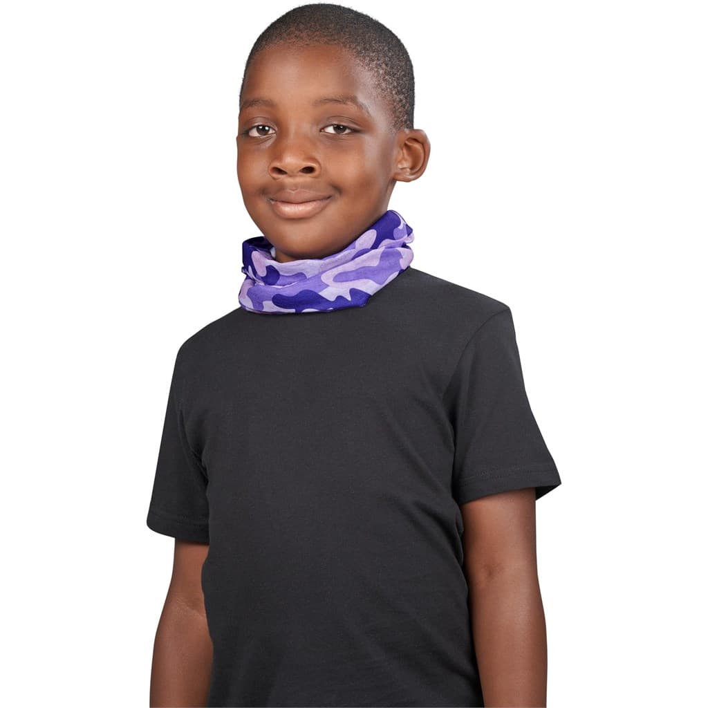 Kids Camo Flexi Tubular Bandana thumbnail 3