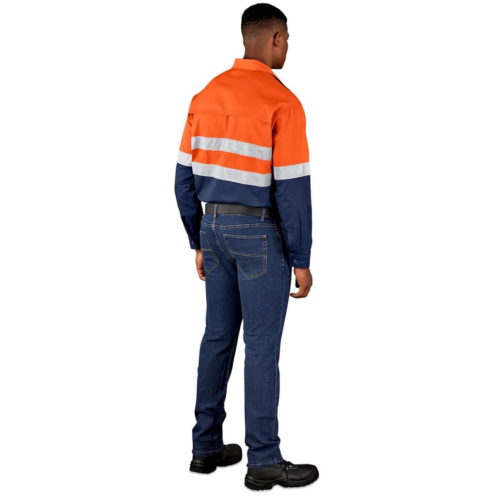 Access Vented Two-Tone Reflective Work Shirt thumbnail 8