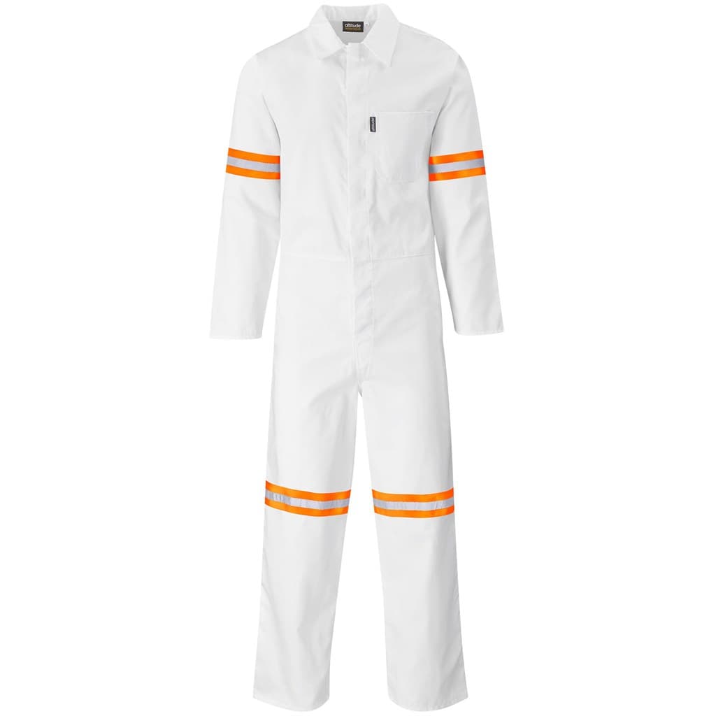 Safety Polycotton Boiler Suit – Reflective Arms & Legs – Orange Tape thumbnail 11