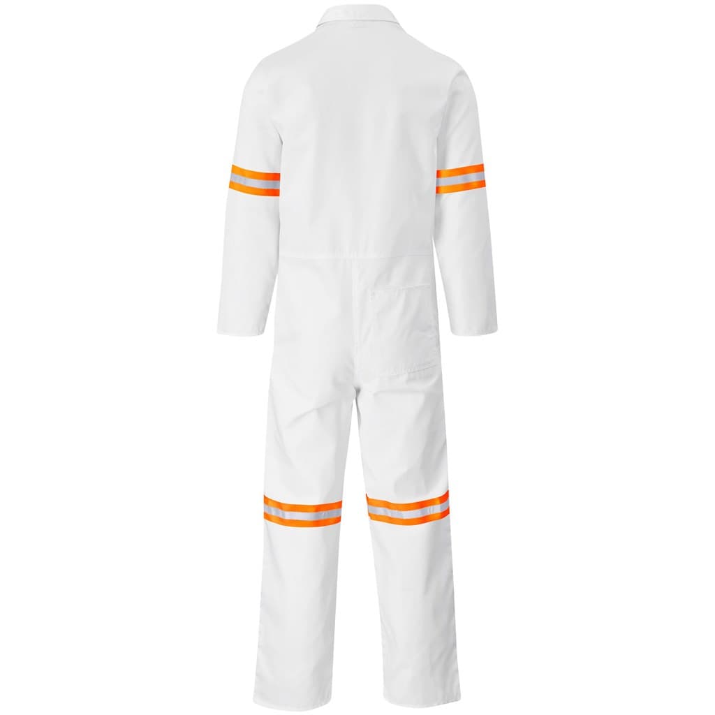 Safety Polycotton Boiler Suit – Reflective Arms & Legs – Orange Tape thumbnail 12
