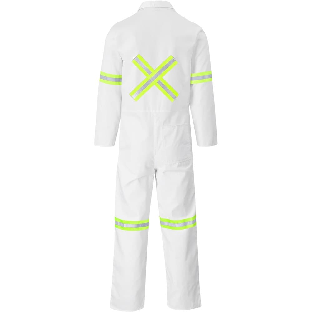 Safety Polycotton Boiler Suit – Reflective Arms Legs & Back – Yellow Tape thumbnail 11