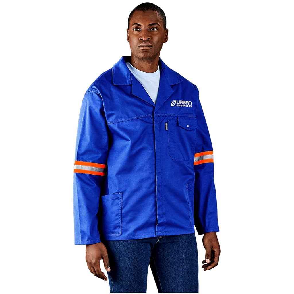 Site Premium Polycotton Jacket – Reflective Arms – Orange Tape thumbnail 3