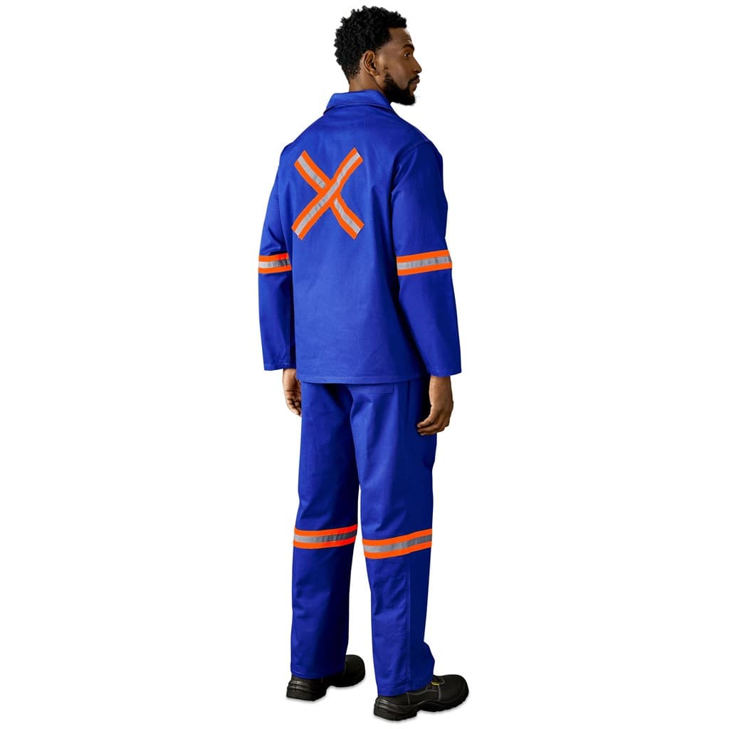 Artisan Premium 100% Cotton Jacket – Reflective Arms & Back – Orange Tape thumbnail 5