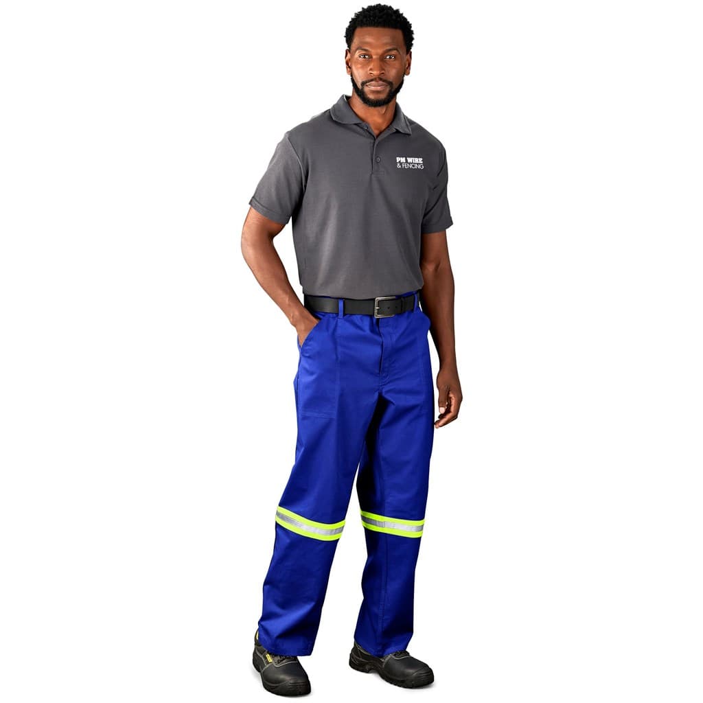 Artisan Premium 100% Cotton Pants – Reflective Legs – Yellow Tape thumbnail 4