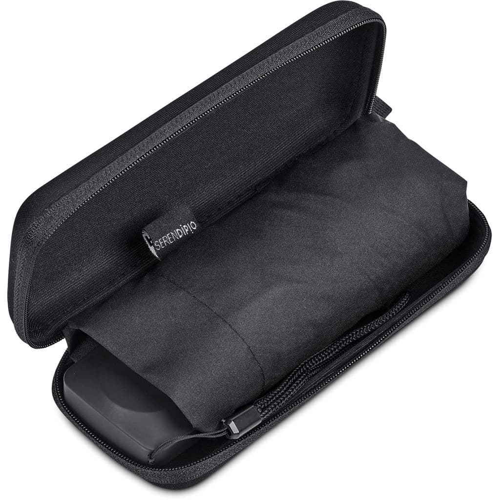 Serendipio Salem Recycled PET Compact Umbrella with EVA Pouch thumbnail 6
