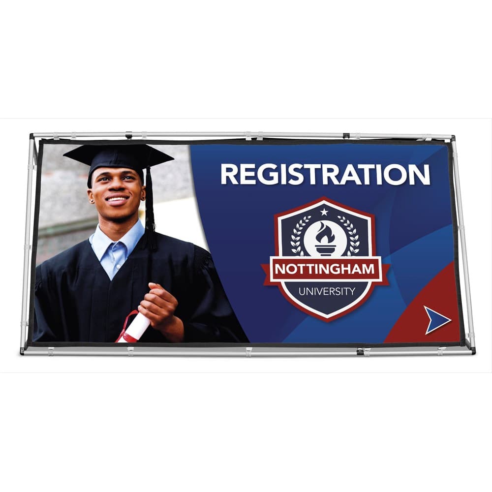 Fade Resistant A-Frame with Fabric Print 2m x 1m thumbnail 2