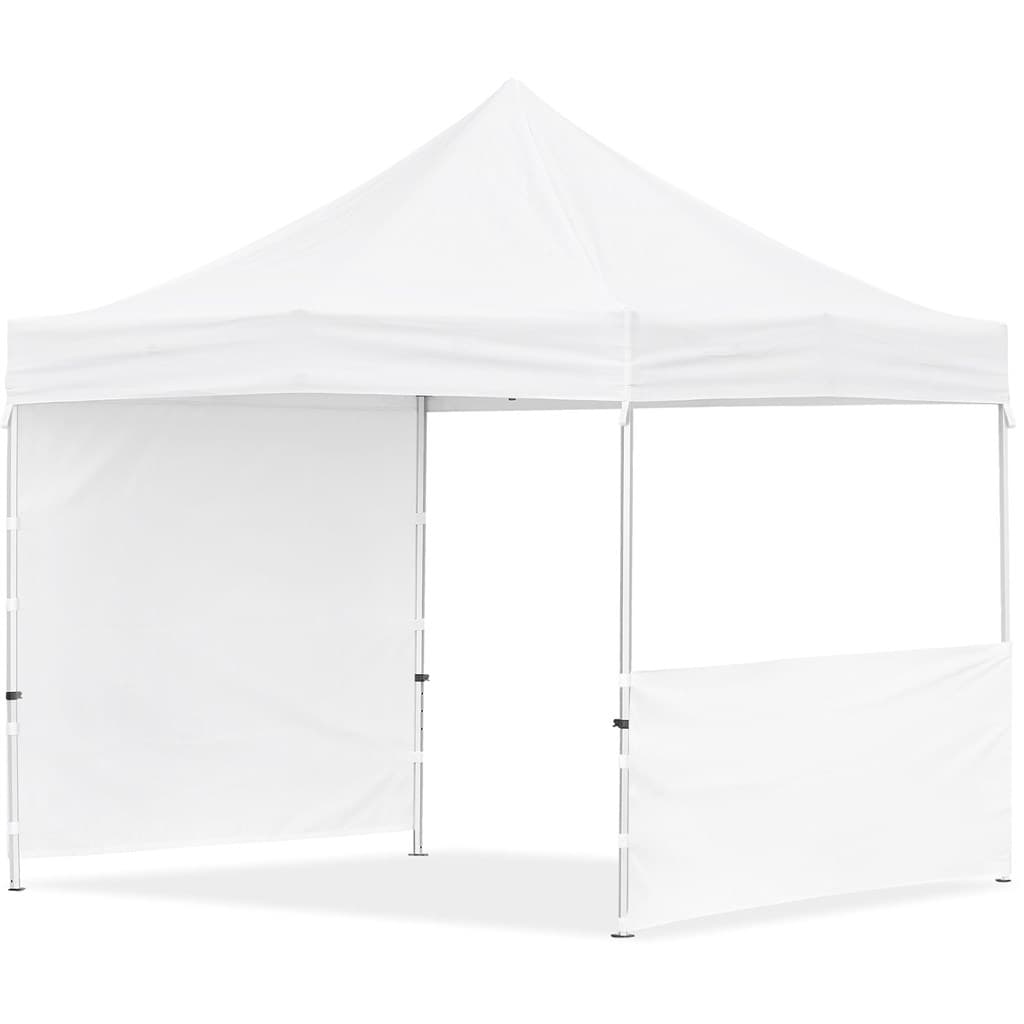 Coated Steel Sublimated Gazebo 3m x 3m – 1 Half-Wall Skin – 1 Full-Wall Skin