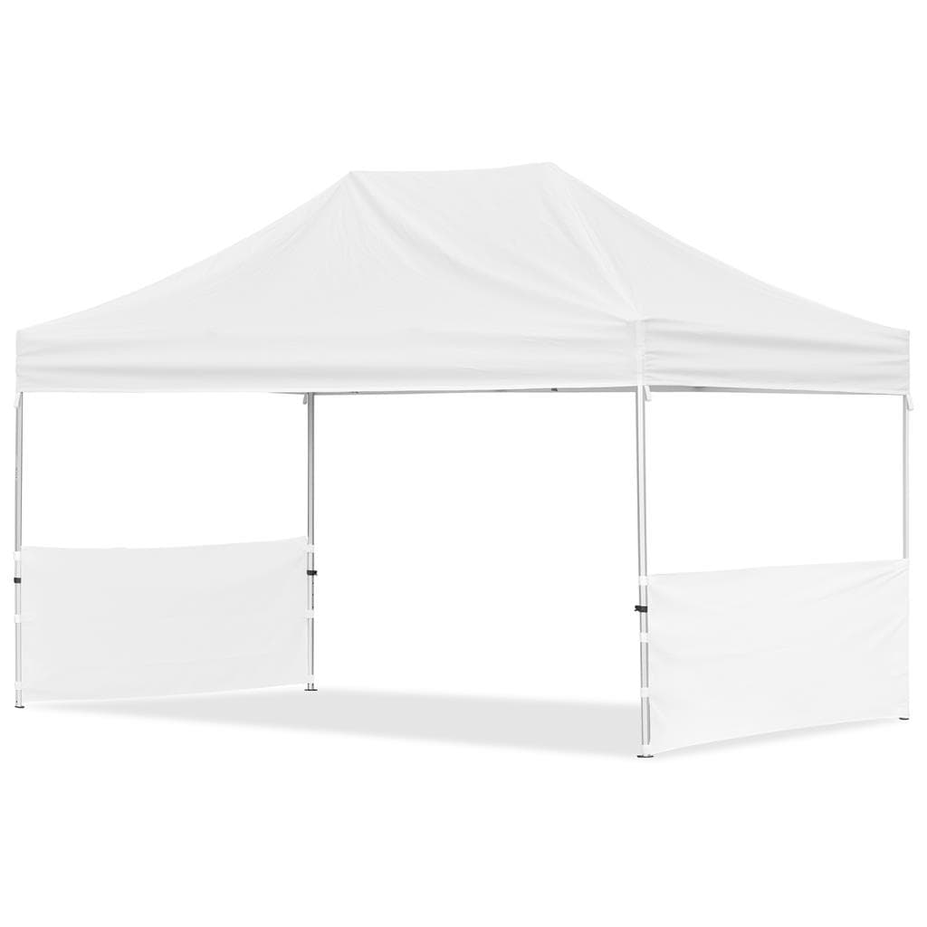 Coated Steel Sublimated Gazebo 4.5m x 3m – 2 Short  Half-Wall Skins thumbnail 4
