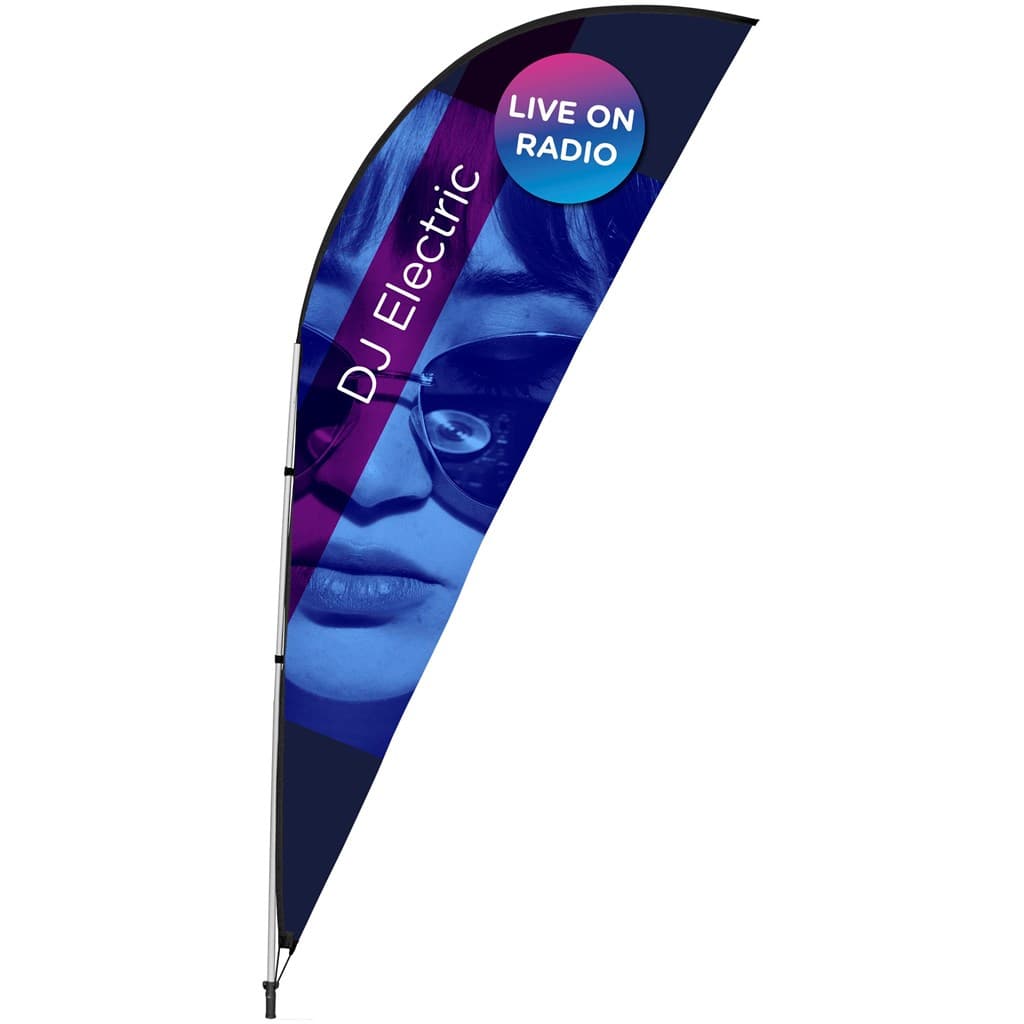 Legend 3M Sublimated Sharkfin Double-Sided Flying Banner – 1 complete unit thumbnail 8