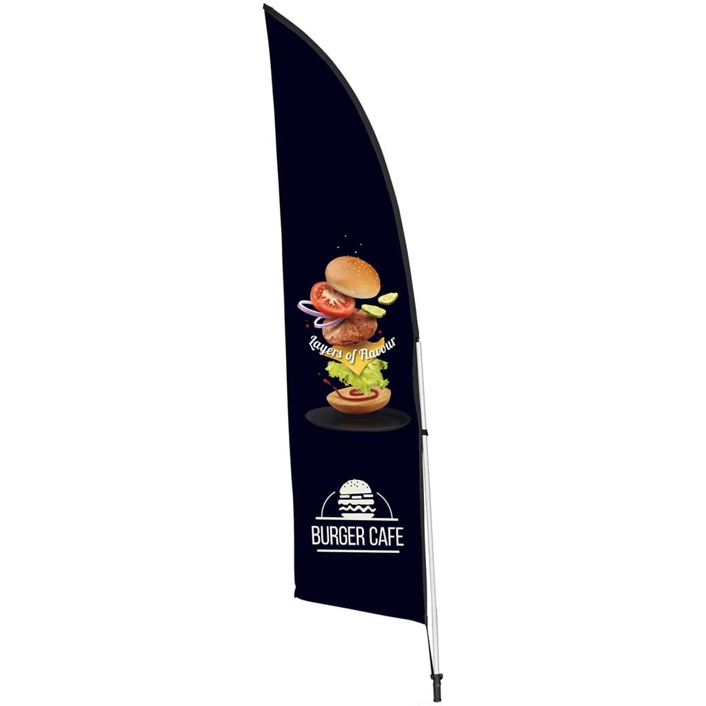 Legend 2M Sublimated Arcfin Double-Sided Flying Banner – 1 complete unit thumbnail 2