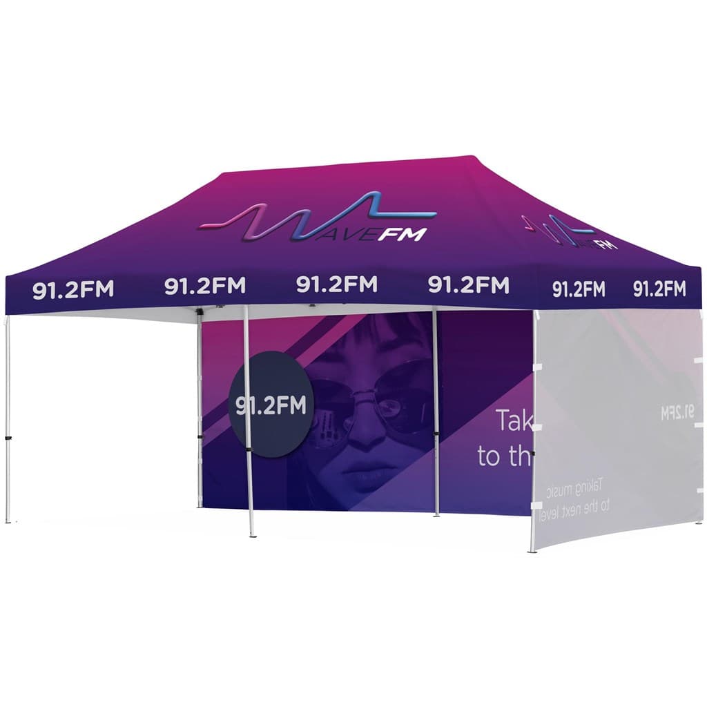 Ovation Sublimated Gazebo 6m X 3m – 1 Long Full-Wall Skin – 1 Short Full-Wall Skin thumbnail 14