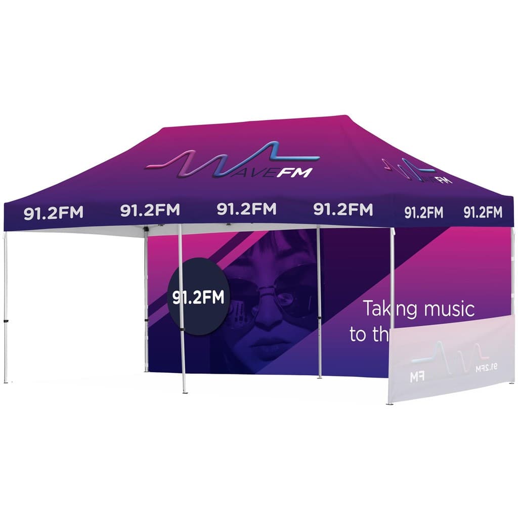 Ovation Sublimated Gazebo 6m X 3m – 1 Short Half-Wall Skin – 1 Long Full-Wall Skin thumbnail 17