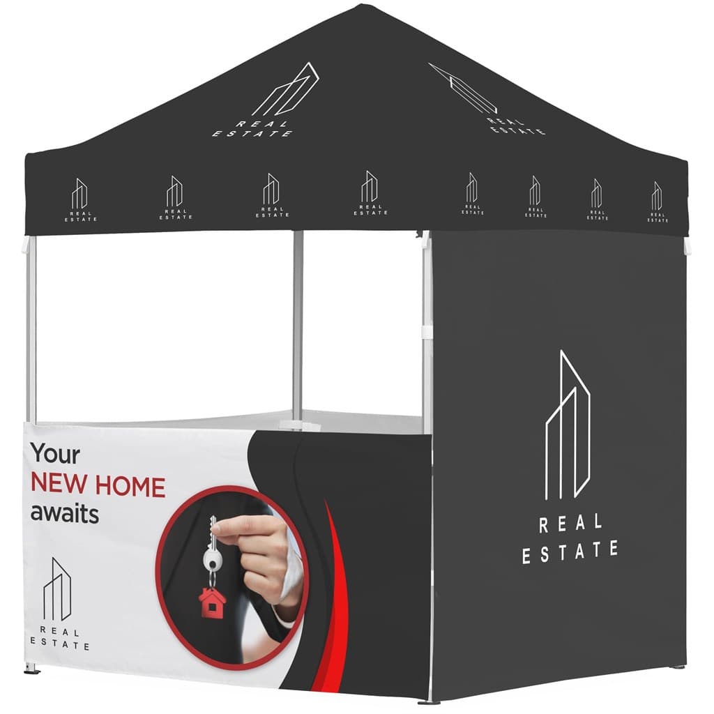 Ovation Sublimated Gazebo 2m X 2m Petite Frame – 3 Half-Wall Skins – 1 Full Wall Skin thumbnail 6