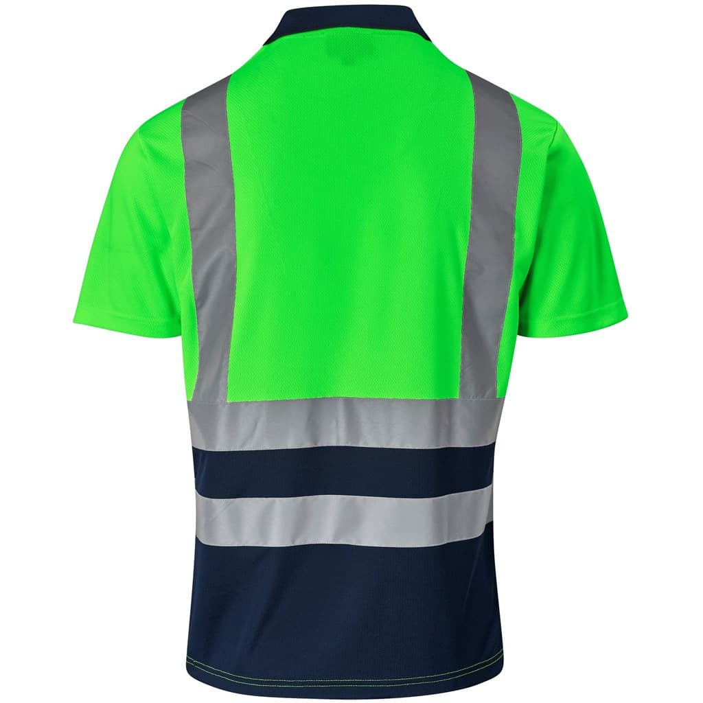 Surveyor Two-Tone Hi-Viz Reflective Golf Shirt thumbnail 11
